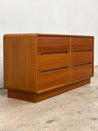 Danish Modern Teak Lowboy Dresser - Rehaus