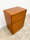 Danish Modern Teak Tallboy Dresser - Rehaus