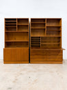 Danish Secretary Bookshelves + Wall Unit, Poul Hundevad - Rehaus