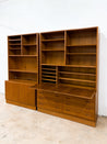 Danish Secretary Bookshelves + Wall Unit, Poul Hundevad - Rehaus