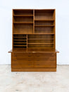 Danish Secretary Bookshelves + Wall Unit, Poul Hundevad - Rehaus