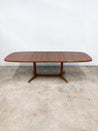 Danish Teak Expanding Dining Table, Skovby - Rehaus