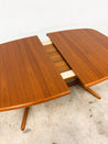 Danish Teak Expanding Dining Table, Skovby - Rehaus