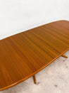 Danish Teak Expanding Dining Table, Skovby - Rehaus