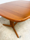 Danish Teak Expanding Dining Table, Skovby - Rehaus