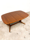Danish Teak Expanding Dining Table, Skovby - Rehaus