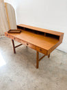 Danish Teak Flip - top Desk, Lovig Neilsen - Rehaus