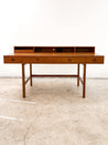 Danish Teak Flip - top Desk, Lovig Neilsen - Rehaus