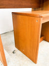 Danish Teak Flip - top Vanity Desk - Rehaus