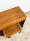 Danish Teak Flip - top Vanity Desk - Rehaus