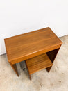 Danish Teak Flip - top Vanity Desk - Rehaus