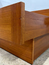 Danish Teak King Platform Bed + Nightstands - Rehaus
