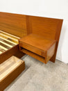 Danish Teak King Platform Bed + Nightstands - Rehaus