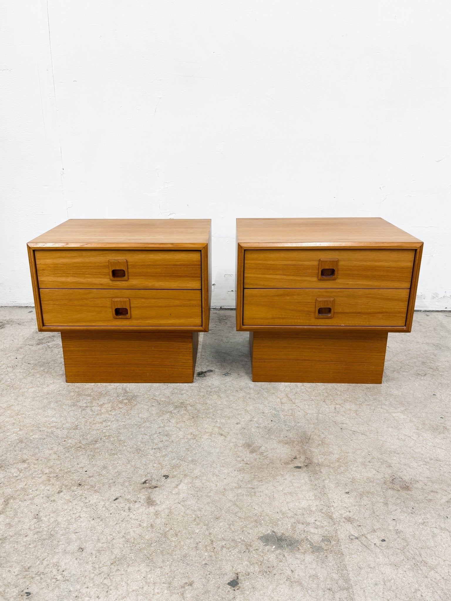 Danish Teak Nightstand Set - Rehaus