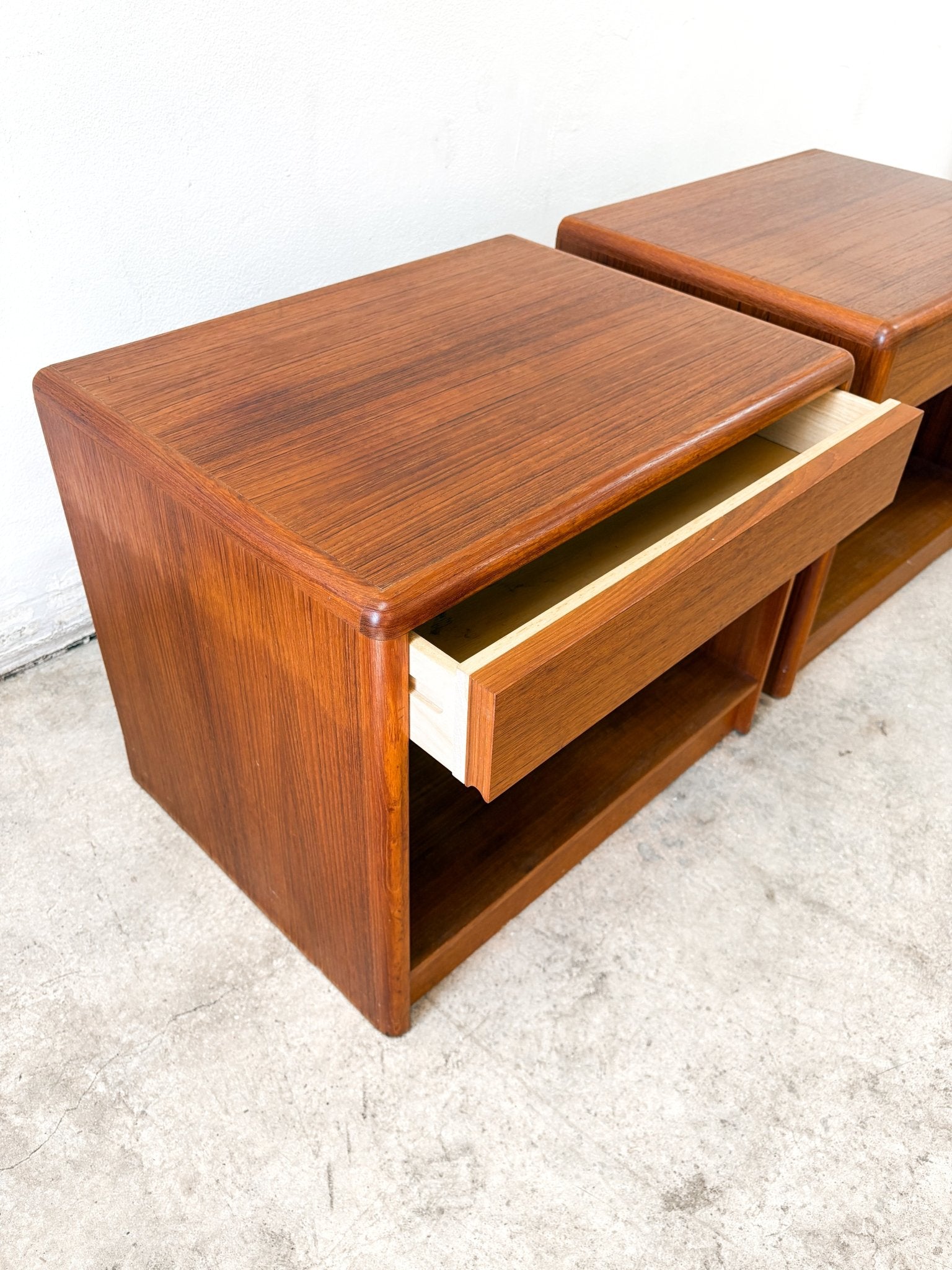 Danish Teak Nightstand Set – Rehaus