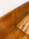 Danish Teak Platform Bed + Nightstands, King - Rehaus