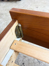 Danish Teak Platform Bed + Nightstands, King - Rehaus