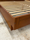 Danish Teak Platform Bed + Nightstands, King - Rehaus