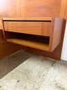 Danish Teak Platform Bed + Nightstands, King - Rehaus