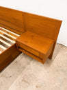 Danish Teak Platform Bed + Nightstands, Queen - Rehaus