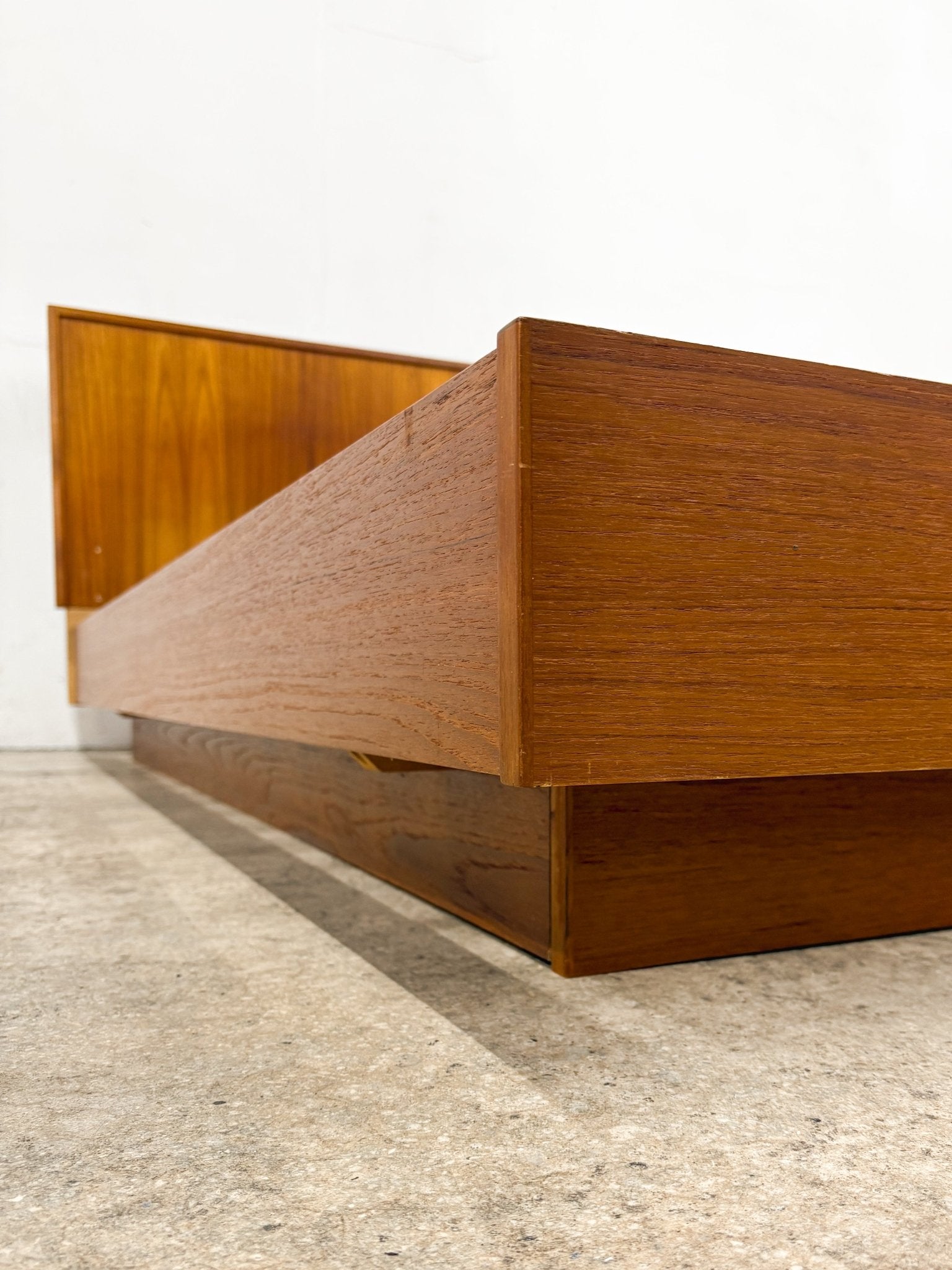 Danish Teak Platform Bed, Queen - Rehaus