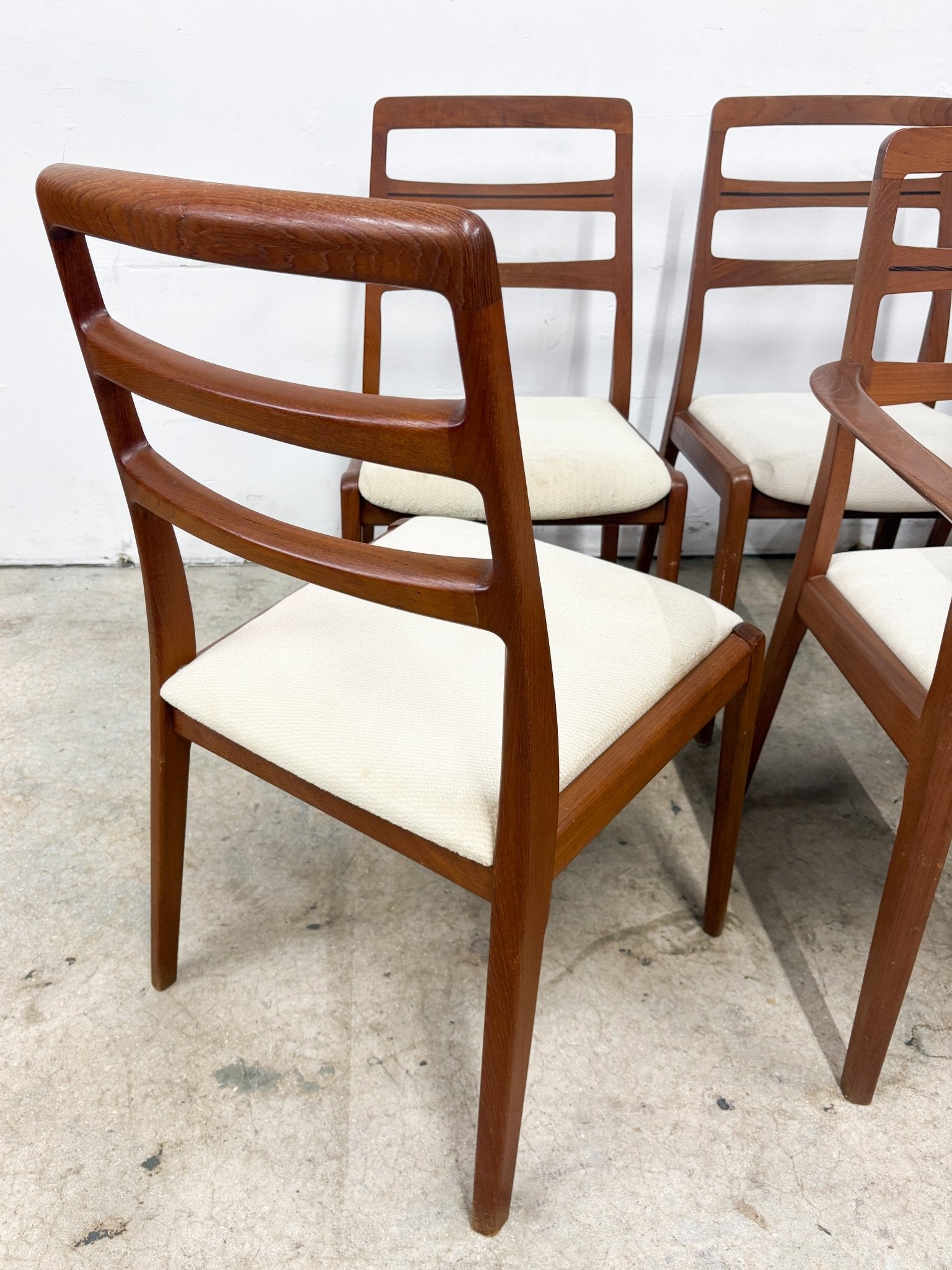 Danish Teak + Rosewood Dining Chairs (x8) - Rehaus