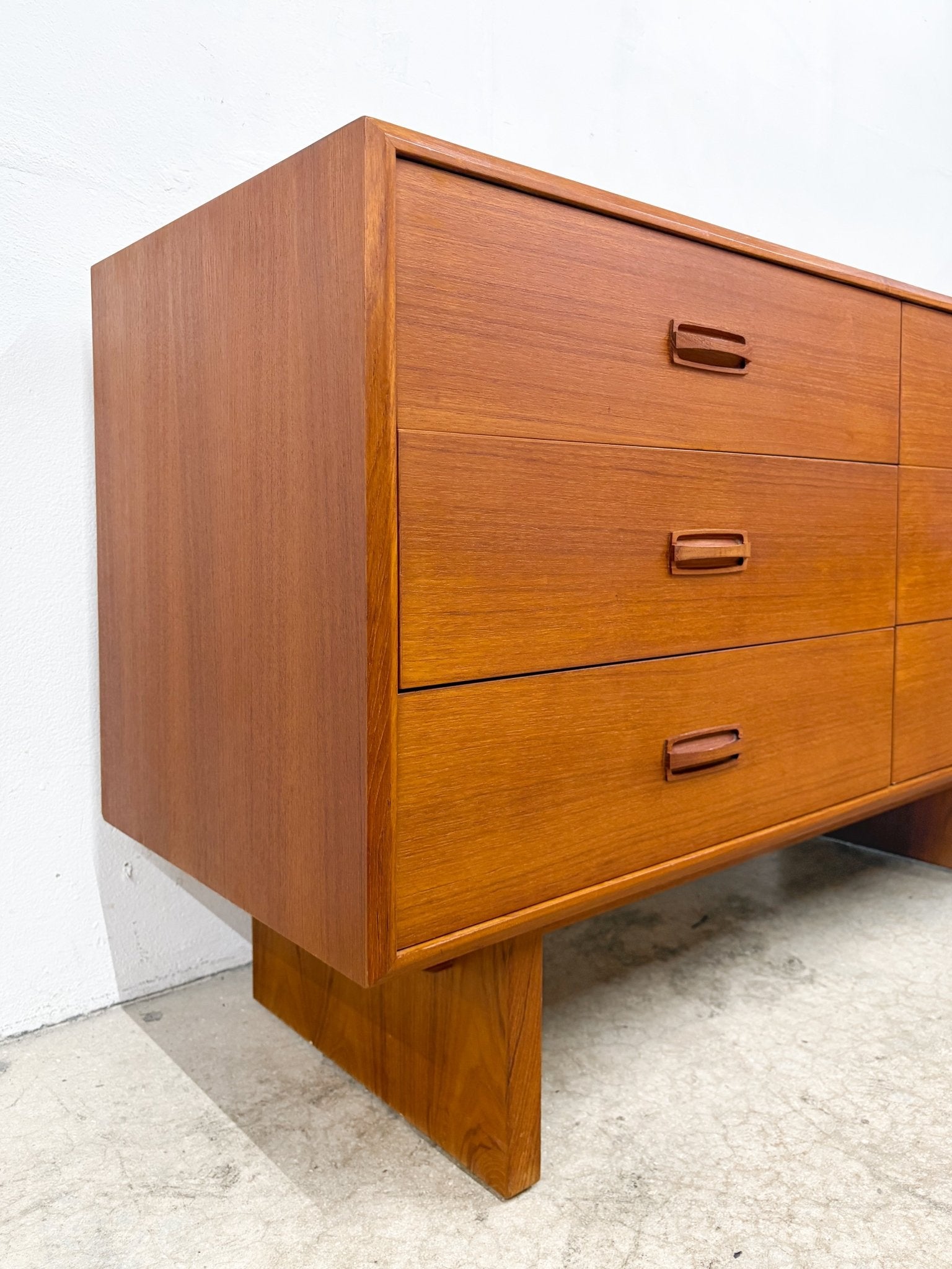 Danish Teak Small Lowboy Dresser - Rehaus