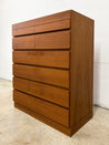 Danish Teak Tallboy, Møbelfabrik Iversen - Rehaus
