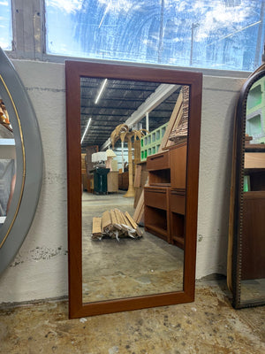 Danish Teak Wall Mirror
