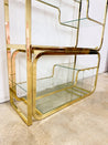 Expanding Brass Etagere / Shelf - Rehaus