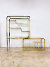 Expanding Brass Etagere / Shelf - Rehaus