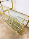 Expanding Brass Etagere / Shelf - Rehaus