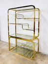 Expanding Brass Etagere / Shelf - Rehaus