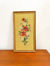 Framed Floral Needlepoint - Rehaus