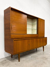 German Walnut Cabinet Hutch, Munker - Modell - Rehaus