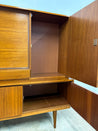 German Walnut Cabinet Hutch, Munker - Modell - Rehaus
