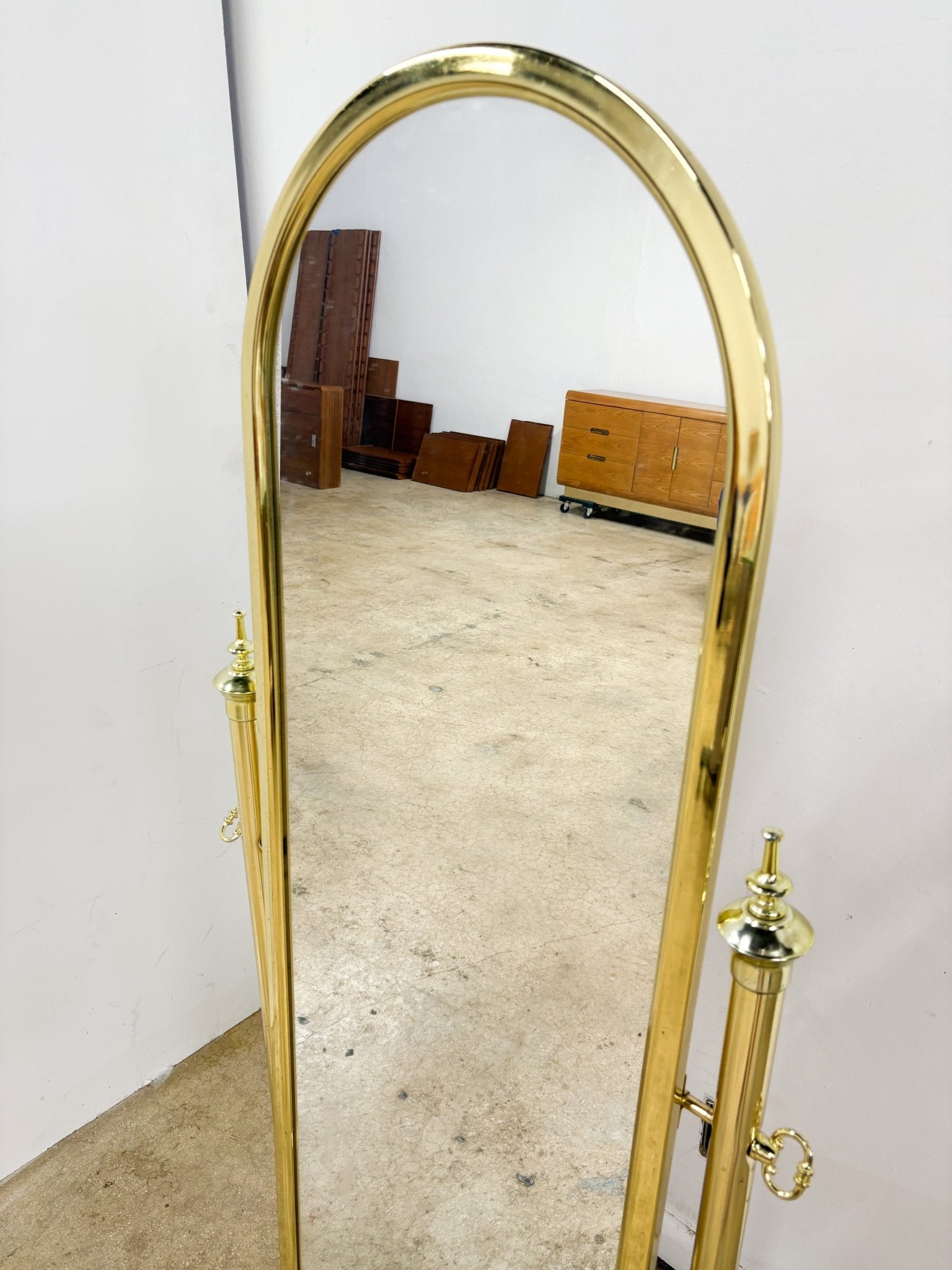 Gold Floor Mirror - Rehaus