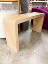 Grasscloth Console Table - Rehaus