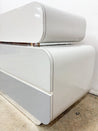 Gray + White Ombre Bubbly Waterfall Lowboy Dresser - Rehaus