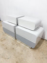 Gray + White Ombre Bubbly Waterfall Nightstands - Rehaus