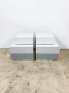 Gray + White Ombre Bubbly Waterfall Nightstands - Rehaus