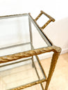 Hammered Iron Bar Cart - Rehaus