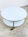 IKEA "Strind" White Glass Coffee Tables - Rehaus