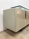 Iridescent Splatter + Chrome Buffet Cabinet - Rehaus