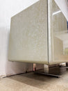 Iridescent Splatter + Chrome Buffet Cabinet - Rehaus