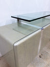 Iridescent Splatter + Chrome Buffet Cabinet - Rehaus