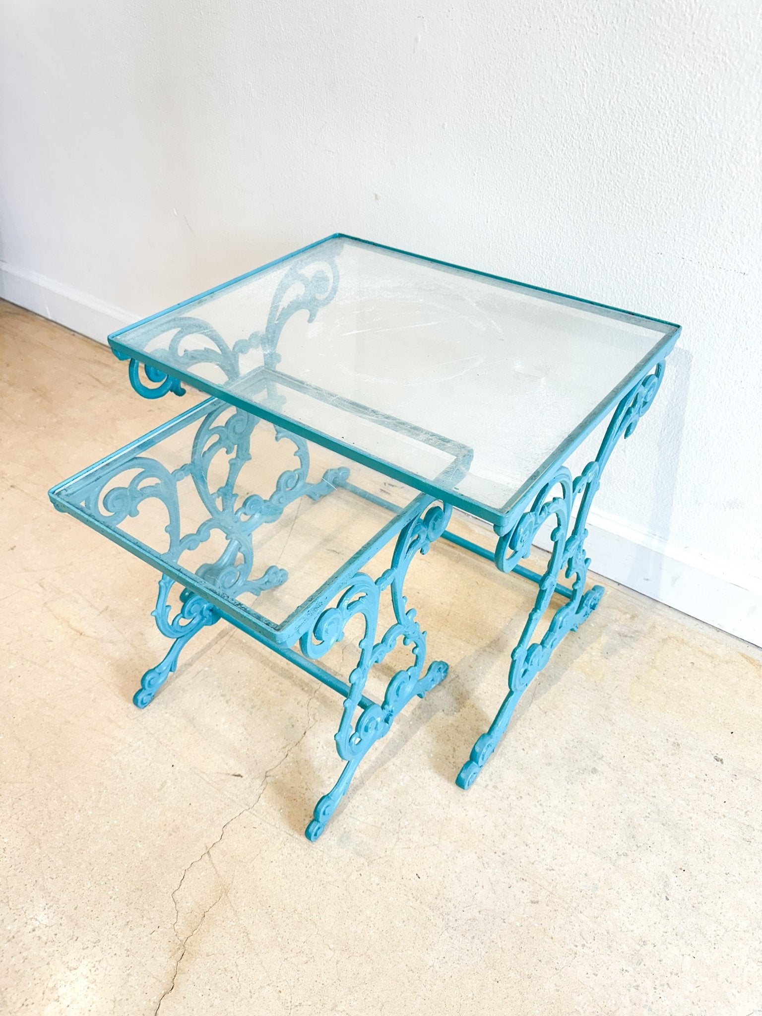 Iron Nesting Patio Tables - Rehaus