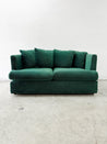 Jewel Green Dotted Velvet Loveseat - Rehaus