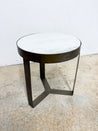 Marble + Metal Side Table - Rehaus