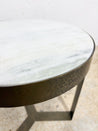 Marble + Metal Side Table - Rehaus